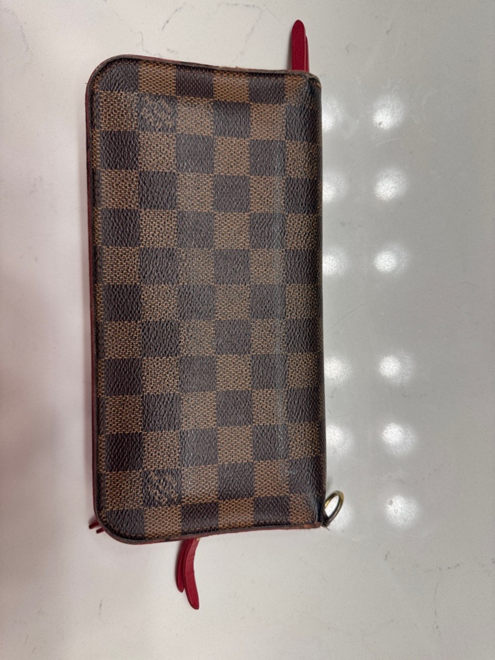 Louis Vuitton Leather Zip Wallet